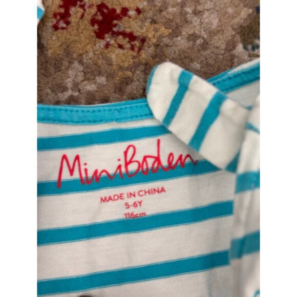 BODEN Girls' Floral Print Tie Shoulder Hotchpotch Mini Dress Size 5-6Y - Picture 6 of 7